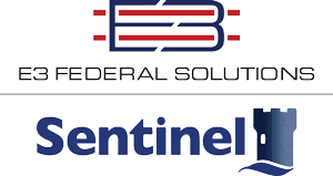 E3 Federal Solutions and Sentinel Logo
