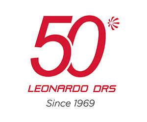 Leonardo DRS 50th Anniversary logo