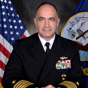 Headshot of VADM Charles A. "Chas" Richard, USN, Commander, Submarine Forces