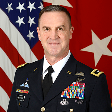 Headshot of MG Erik Peterson, USA, Director, Force Development, Office of the Deputy Chief of Staff, G-8