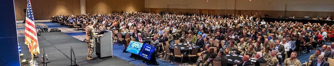 Picture of the General Session Keynote from 2019 SOFIC